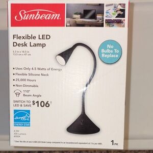 Sunbeam Black Flexible LED Lamp